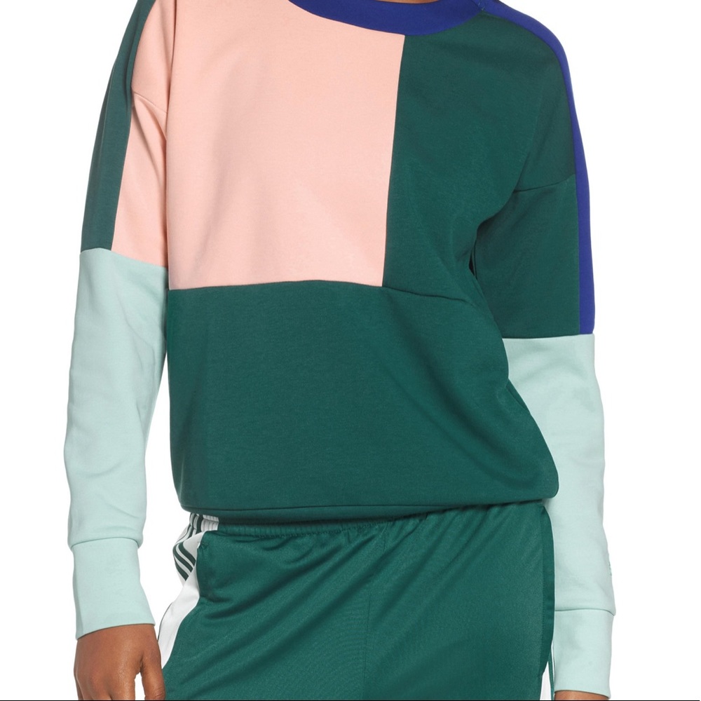Adidas ID Colorblock Crewneck Sweatshirt